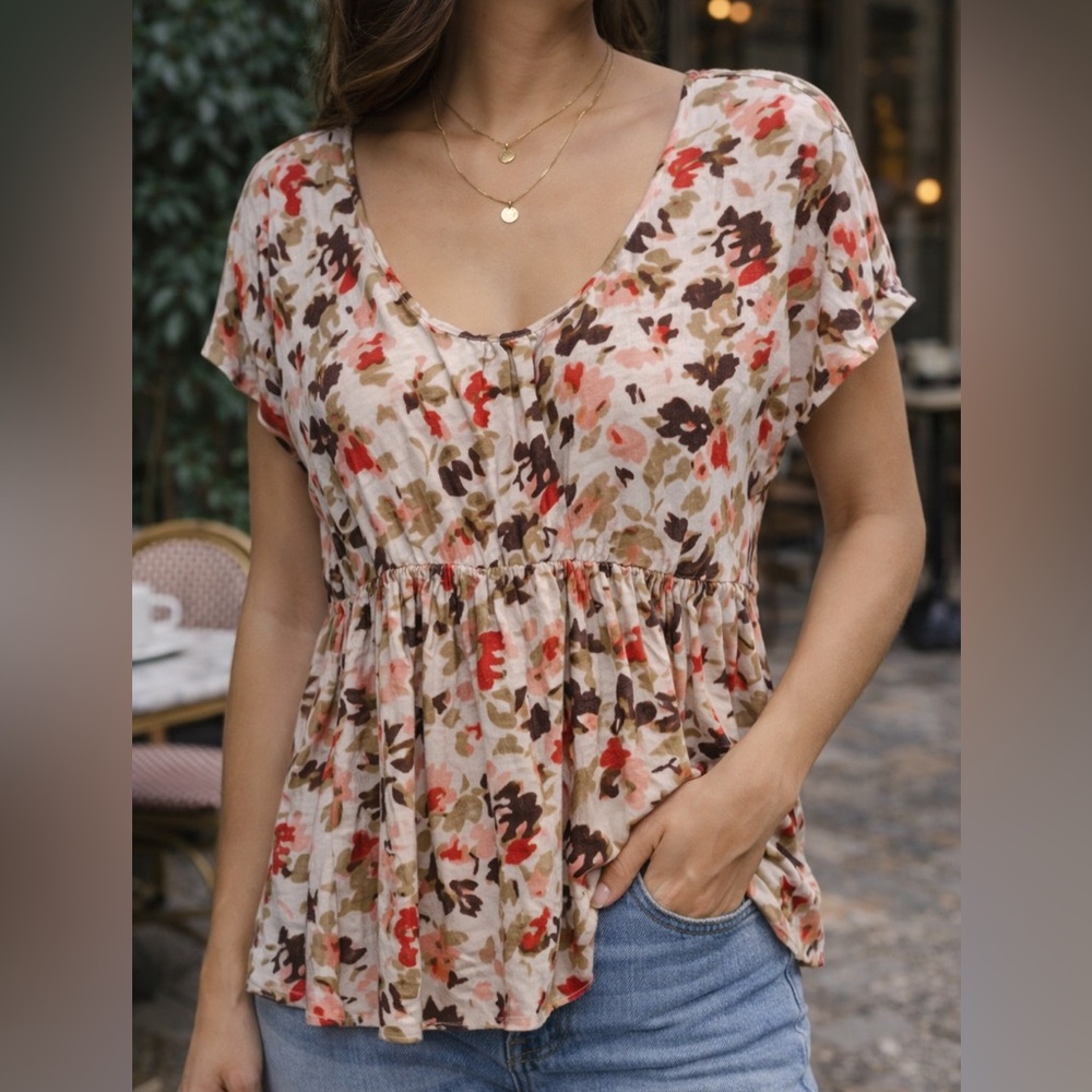 Calvin Klein Jeans print blouse